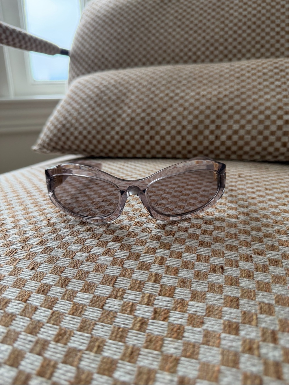 Miu Miu MU 14ZS Oval Sunglasses - Picture 7 of 9